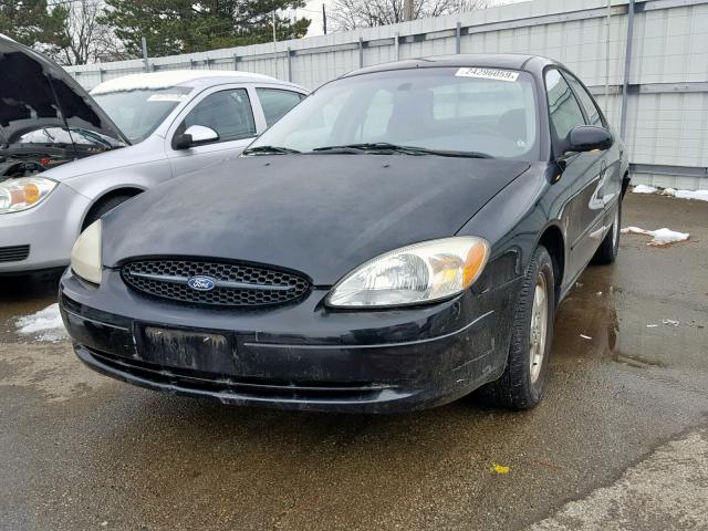 1FAFP55S83G109935 - 2003 FORD TAURUS SES BLACK photo 2