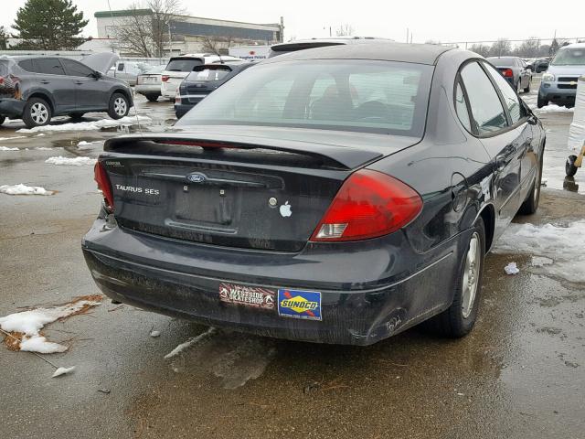 1FAFP55S83G109935 - 2003 FORD TAURUS SES BLACK photo 4