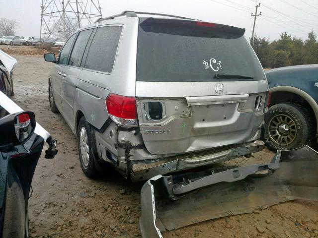 5FNRL38239B045986 - 2009 HONDA ODYSSEY LX SILVER photo 3