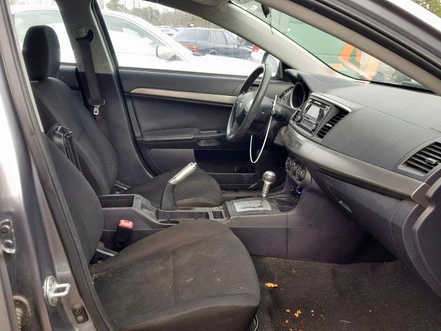 JA32U2FUXEU021214 - 2014 MITSUBISHI LANCER ES/ GRAY photo 5