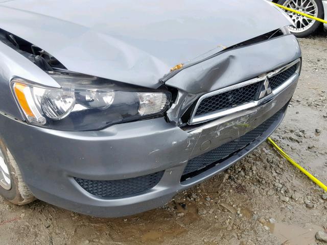 JA32U2FUXEU021214 - 2014 MITSUBISHI LANCER ES/ GRAY photo 9