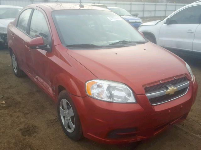 KL1TD5DE7AB092354 - 2010 CHEVROLET AVEO LS RED photo 1