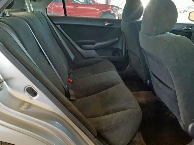 1HGCM56136A116103 - 2006 HONDA ACCORD VAL SILVER photo 6