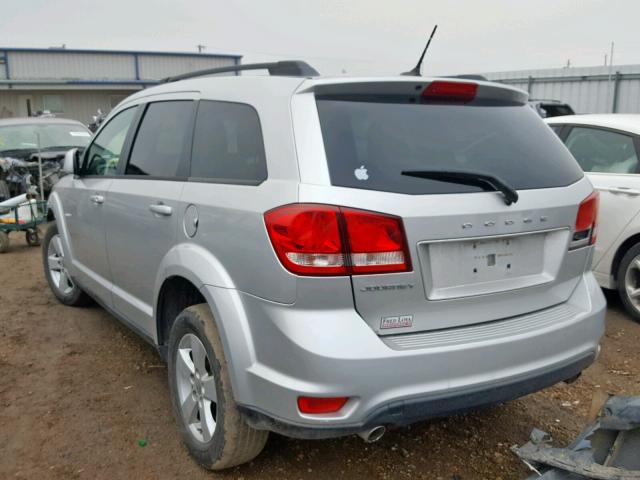 3D4PG1FG1BT567265 - 2011 DODGE JOURNEY MA GRAY photo 3