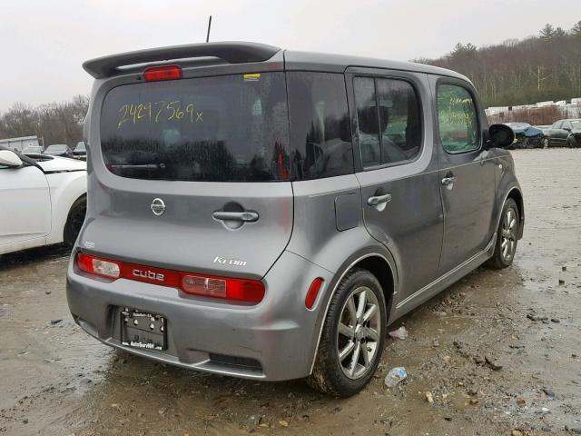 JN8AZ28R99T112420 - 2009 NISSAN CUBE BASE GRAY photo 4