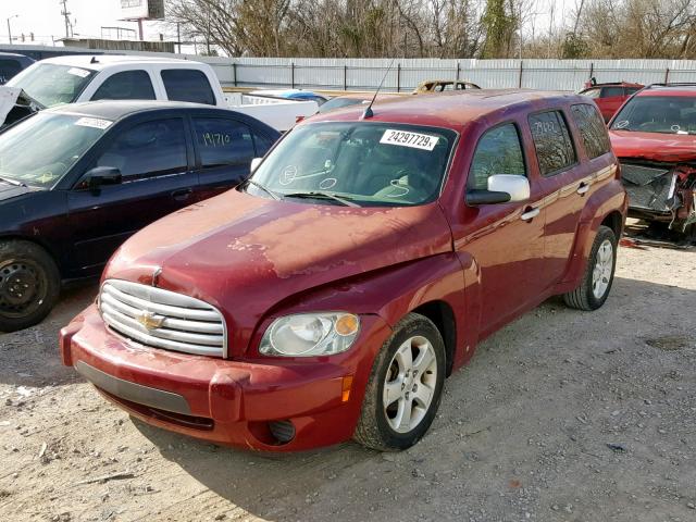 3GNDA23D47S534377 - 2007 CHEVROLET HHR LT MAROON photo 2