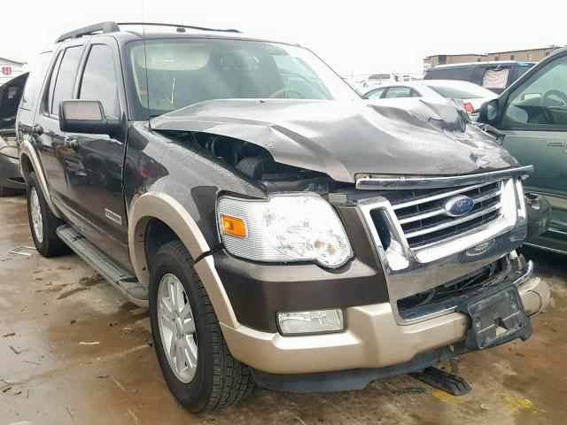 1FMEU64E58UA21333 - 2008 FORD EXPLORER E BROWN photo 1