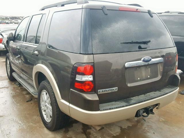 1FMEU64E58UA21333 - 2008 FORD EXPLORER E BROWN photo 3