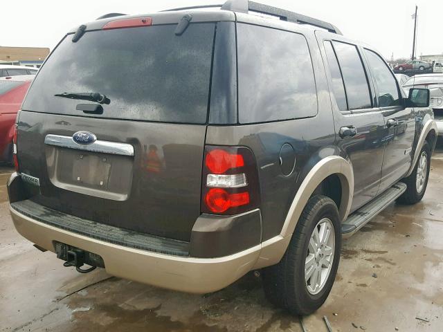 1FMEU64E58UA21333 - 2008 FORD EXPLORER E BROWN photo 4