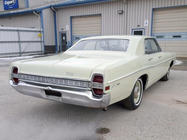 8E56F216210 - 1968 FORD GALAXIE GREEN photo 4