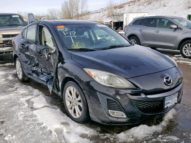 JM1BL1S5XA1100536 - 2010 MAZDA 3 S BLACK photo 1