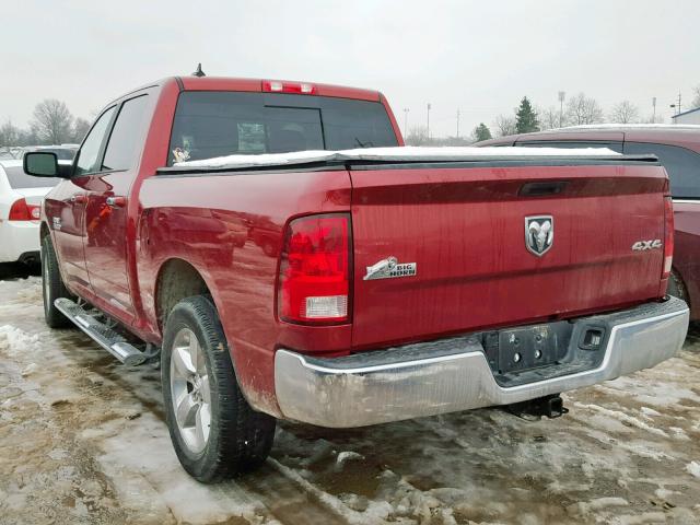 1C6RR7LG1FS741132 - 2015 RAM 1500 SLT MAROON photo 3