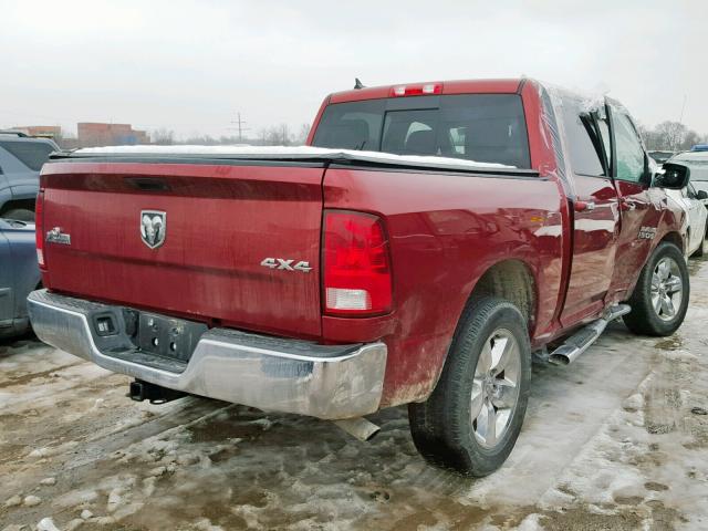 1C6RR7LG1FS741132 - 2015 RAM 1500 SLT MAROON photo 4