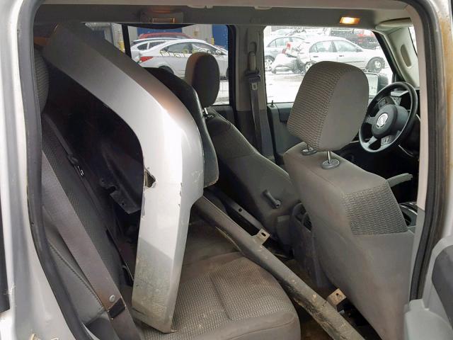 1J8HG48N26C189157 - 2006 JEEP COMMANDER Gümüş foto 6