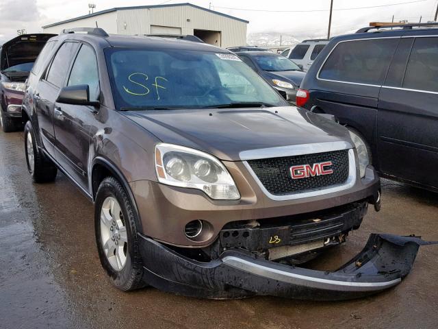 1GKLVKED7AJ117600 - 2010 GMC ACADIA SL BROWN photo 1