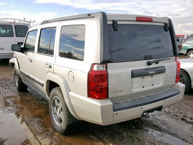 1J8HG48K08C202870 - 2008 JEEP COMMANDER SILVER photo 3