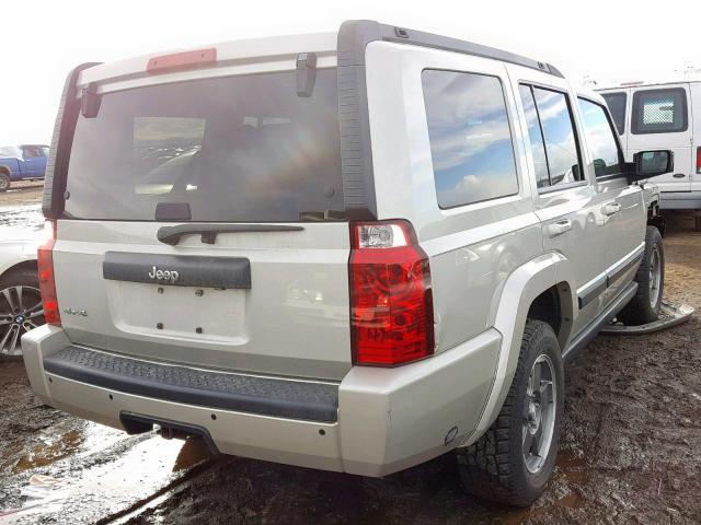 1J8HG48K08C202870 - 2008 JEEP COMMANDER SILVER photo 4