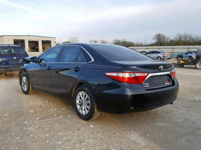 4T4BF1FK7FR452293 - 2015 TOYOTA CAMRY LE BLUE photo 3