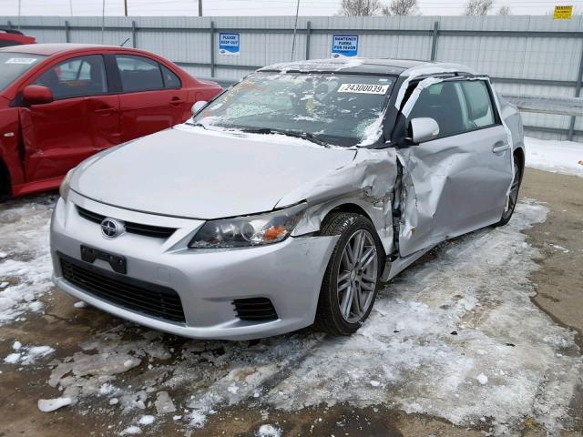 JTKJF5C73B3015885 - 2011 TOYOTA SCION TC ვერცხლისფერი ფოტო 2