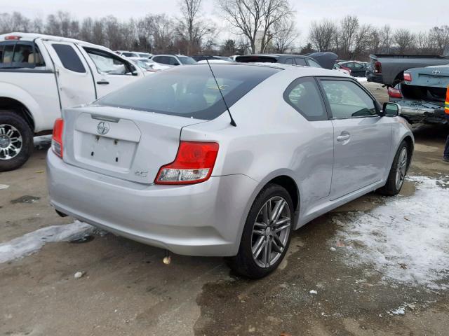 JTKJF5C73B3015885 - 2011 TOYOTA SCION TC ვერცხლისფერი ფოტო 4