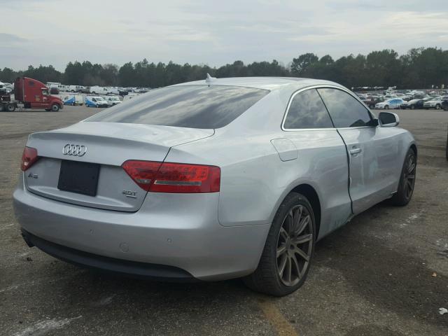 WAULFAFR5CA006170 - 2012 AUDI A5 PREMIUM SILVER photo 4