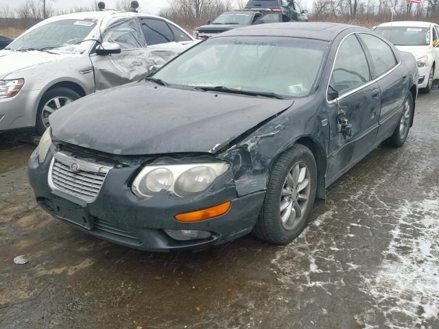 2C3HE66G34H606619 - 2004 CHRYSLER 300M GRAY photo 2