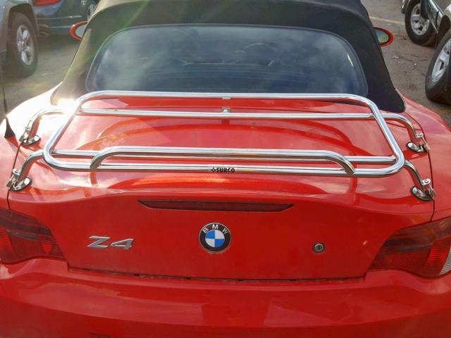 4USBU33517LW70469 - 2007 BMW Z4 3.0 RED photo 6