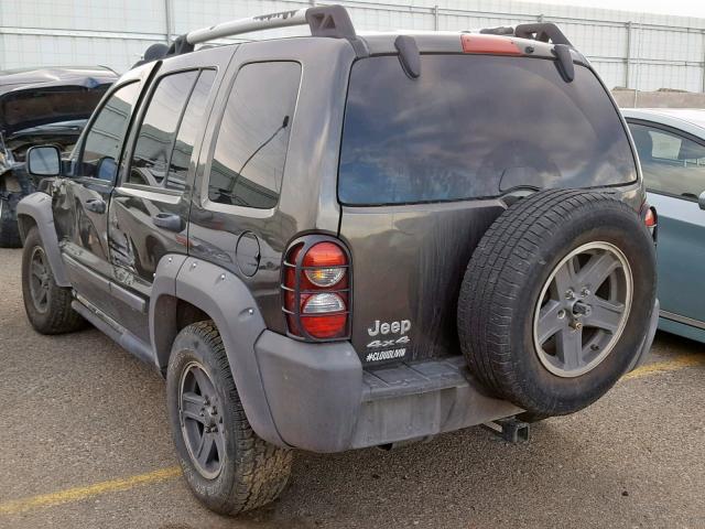 1J4GL38K26W267668 - 2006 JEEP LIBERTY RE BROWN photo 3