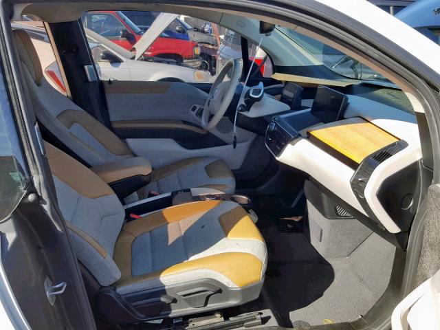 WBY1Z4C59FV500984 - 2015 BMW I3 REX TWO TONE photo 5