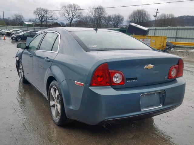 1G1ZJ57B49F260512 - 2009 CHEVROLET MALIBU 2LT GREEN photo 3