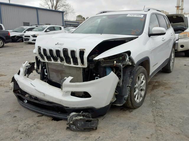 1C4PJLCB0FW547494 - 2015 JEEP CHEROKEE L WHITE photo 2