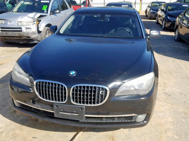 WBAKB83569CY58574 - 2009 BMW 750 LI BLACK photo 9