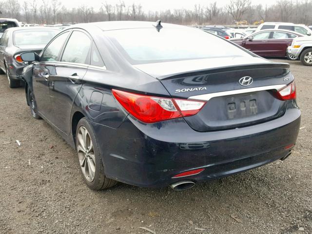 5NPEC4AB8DH674216 - 2013 HYUNDAI SONATA SE BLACK photo 3