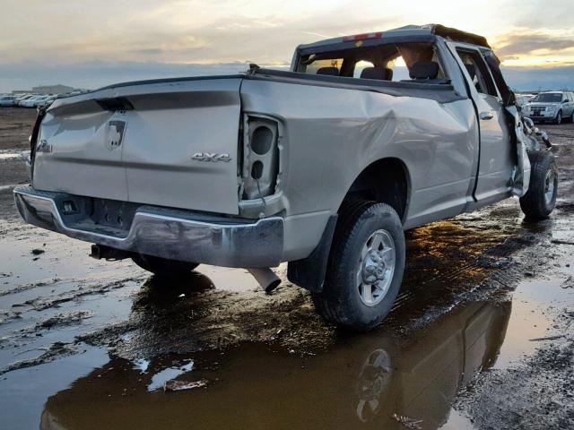 3D7UT2CL2AG125711 - 2010 DODGE RAM 2500 SILVER photo 4