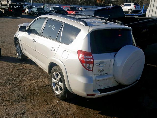 JTMYK4DV1A5026623 - 2010 TOYOTA RAV4 LIMIT WHITE photo 3