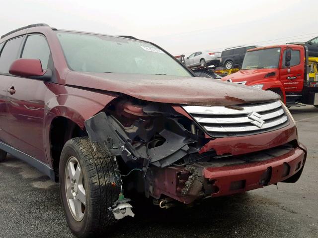 2S3DB117876121102 - 2007 SUZUKI XL7 MAROON photo 9