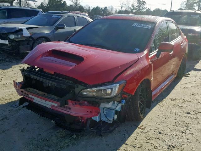 JF1VA1F67J9803055 - 2018 SUBARU WRX PREMIU RED photo 2