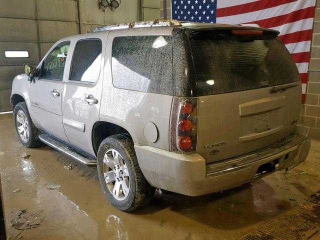 1GKFK63887J134305 - 2007 GMC YUKON DENA GRAY photo 3