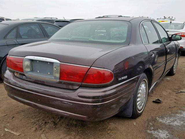 1G4HP54K41U161576 - 2001 BUICK LESABRE CU MAROON photo 4