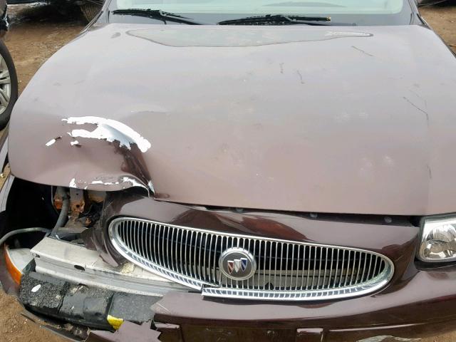 1G4HP54K41U161576 - 2001 BUICK LESABRE CU MAROON photo 7