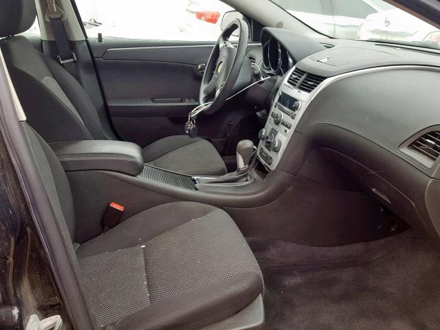 1G1ZC5E01CF329255 - 2012 CHEVROLET MALIBU 1LT BLACK photo 5