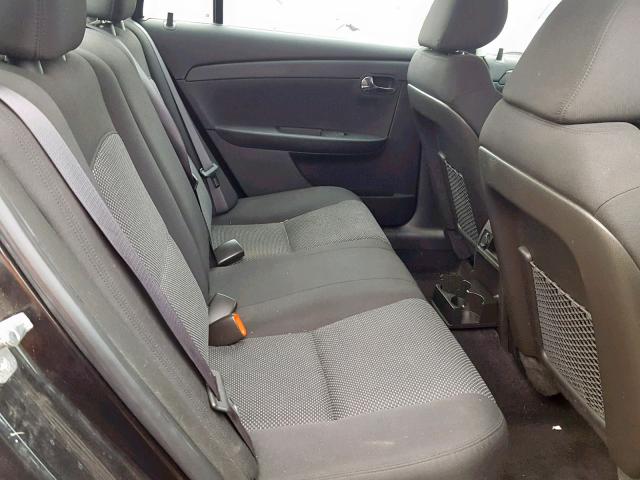 1G1ZC5E01CF329255 - 2012 CHEVROLET MALIBU 1LT BLACK photo 6