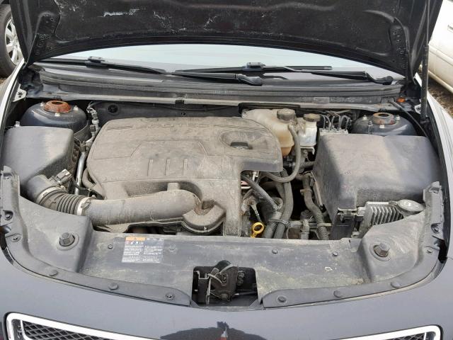 1G1ZC5E01CF329255 - 2012 CHEVROLET MALIBU 1LT BLACK photo 7