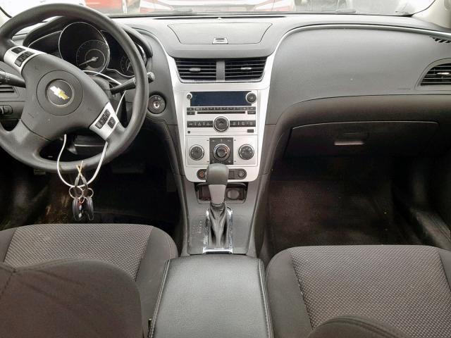 1G1ZC5E01CF329255 - 2012 CHEVROLET MALIBU 1LT BLACK photo 9