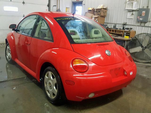3VWBB61C4WM007082 - 1998 VOLKSWAGEN NEW BEETLE Rot Foto 3