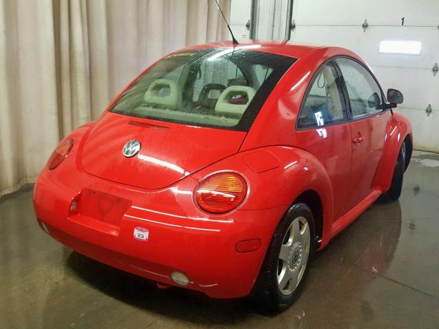 3VWBB61C4WM007082 - 1998 VOLKSWAGEN NEW BEETLE Rot Foto 4