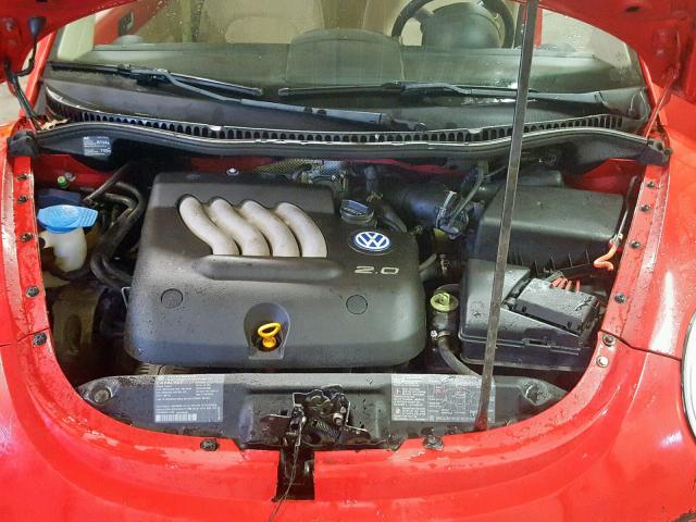 3VWBB61C4WM007082 - 1998 VOLKSWAGEN NEW BEETLE Rot Foto 7