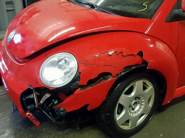 3VWBB61C4WM007082 - 1998 VOLKSWAGEN NEW BEETLE Rot Foto 9