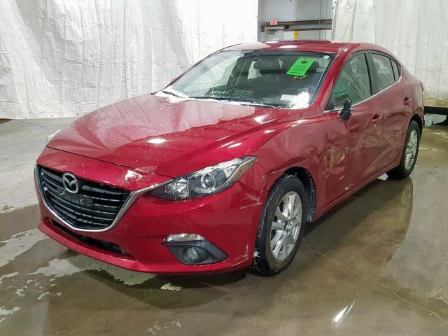 3MZBM1V73FM158814 - 2015 MAZDA 3 TOURING RED photo 2