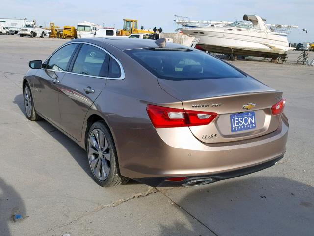 1G1ZE5SXXJF250532 - 2018 CHEVROLET MALIBU PRE GOLD photo 3